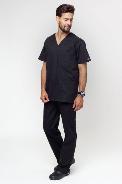 Men's Dickies EDS Signature Men V-neck scrub top black-5