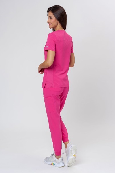 Women’s Maevn Momentum Asymetric scrub top hot pink-8