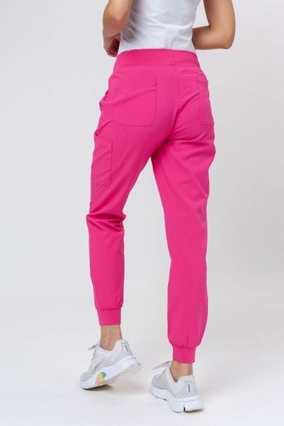 Women's Maevn Momentum scrubs set (Asymetric top, Jogger trousers) hot pink-10