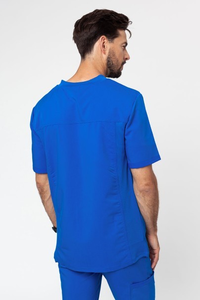 Men's Dickies Balance V-neck scrub top royal blue-2