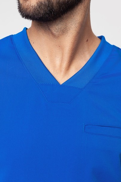 Men's Dickies Balance V-neck scrub top royal blue-2