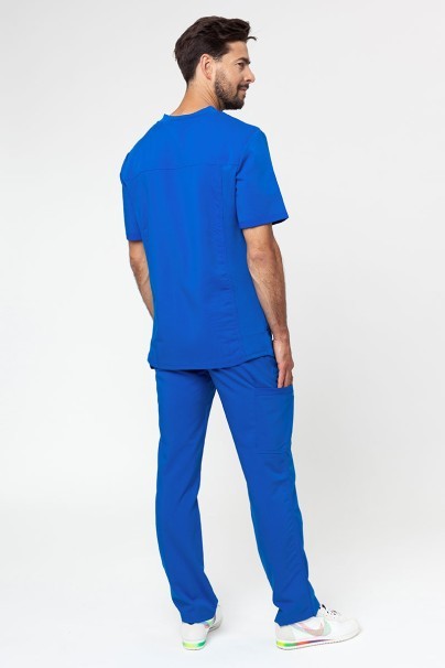 Men's Dickies Balance scrubs set (V-neck top, Mid Rise trousers) royal blue-2