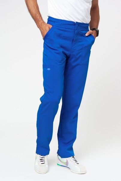 Men's Dickies Balance scrubs set (V-neck top, Mid Rise trousers) royal blue-8