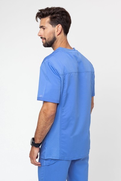 Men's Dickies Balance V-neck scrub top ceil blue-2