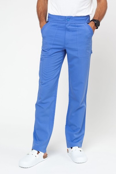 Men's Dickies Balance scrubs set (V-neck top, Mid Rise trousers) ceil blue-8