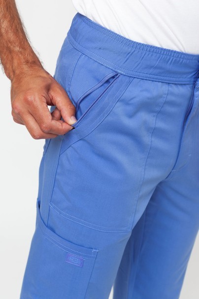 Men's Dickies Balance scrubs set (V-neck top, Mid Rise trousers) ceil blue-12