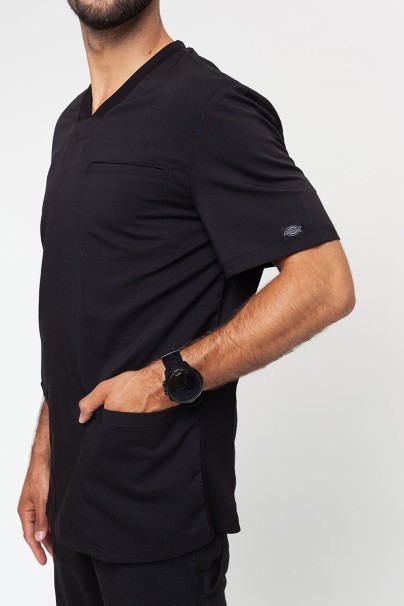 Men's Dickies Balance scrubs set (V-neck top, Mid Rise trousers) black-5