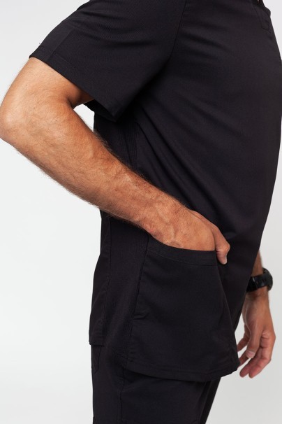 Men's Dickies Balance scrubs set (V-neck top, Mid Rise trousers) black-6