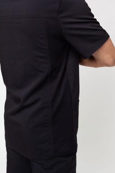Men's Dickies Balance scrubs set (V-neck top, Mid Rise trousers) black-7