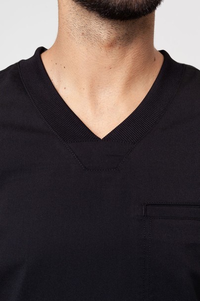 Men's Dickies Balance scrubs set (V-neck top, Mid Rise trousers) black-4
