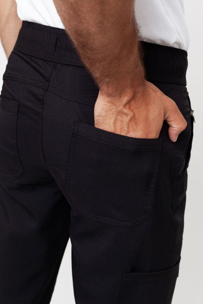Men's Dickies Balance scrubs set (V-neck top, Mid Rise trousers) black-13