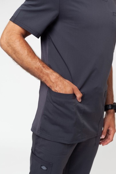 Men's Dickies Balance scrubs set (V-neck top, Mid Rise trousers) pewter-6