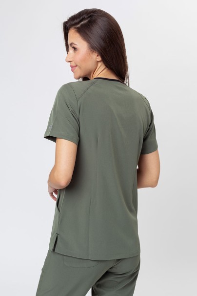 Women’s Maevn Matrix Impulse Stylish scrub top olive-2