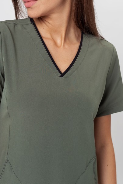 Women’s Maevn Matrix Impulse Stylish scrub top olive-2