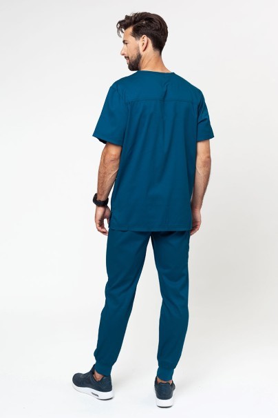 Men's Maevn Matrix scrub jogger trousers caribbean blue-7