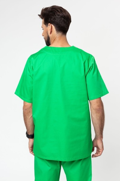 Men’s Sunrise Uniforms Basic Classic scrubs set (Standard top, Regular trousers) apple green-3