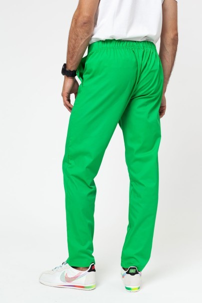 Men’s Sunrise Uniforms Basic Classic scrubs set (Standard top, Regular trousers) apple green-8