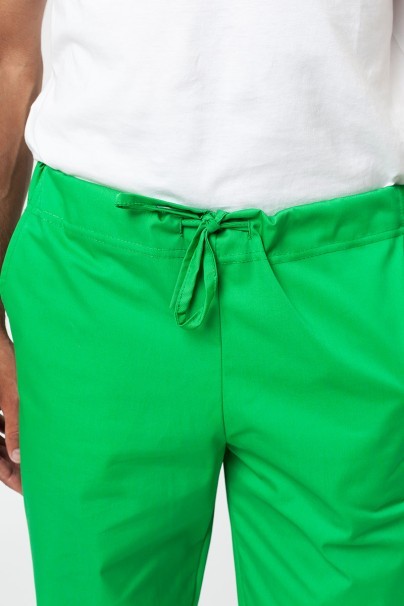 Men’s Sunrise Uniforms Basic Classic scrubs set (Standard top, Regular trousers) apple green-9