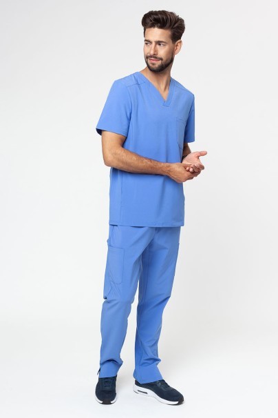 Men’s Adar Modern scrub top ceil blue-4