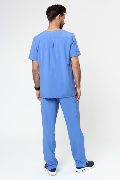 Men’s Adar Modern scrub top ceil blue-5