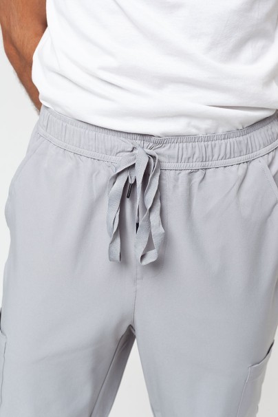 Men’s Adar Uniforms Slim Leg Cargo trousers silver gray-2