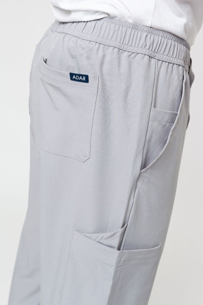 Men’s Adar Uniforms Slim Leg Cargo trousers silver gray-5