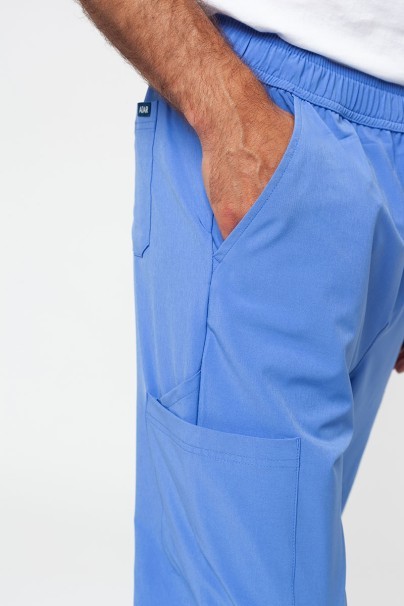 Men’s Adar Uniforms Cargo scrubs set (with Modern top) ceil blue-10