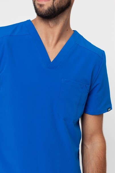 Men’s Adar Uniforms Cargo scrubs set (with Modern top) royal blue-4