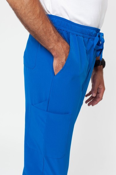 Men’s Adar Uniforms Cargo scrubs set (with Modern top) royal blue-12