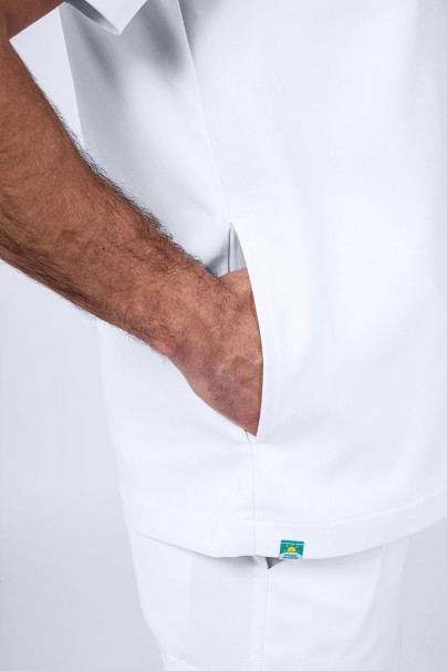 Men's Sunrise Uniforms Premium scrubs set (Dose top, Select trousers) white-7