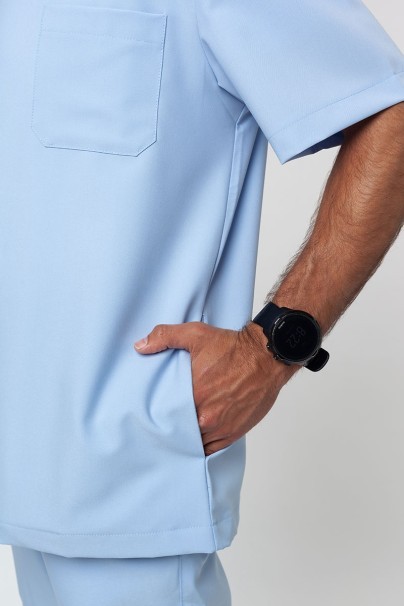 Men's Sunrise Uniforms Premium scrubs set (Dose top, Select trousers) ceil blue-5