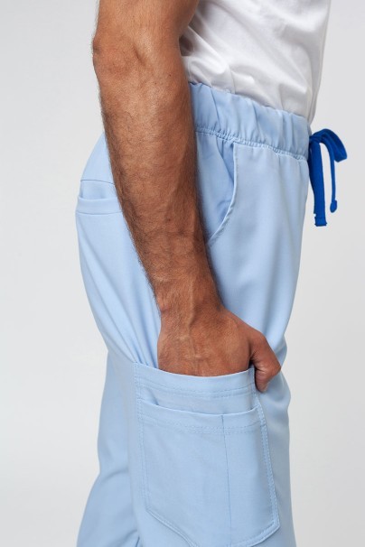 Men's Sunrise Uniforms Premium scrubs set (Dose top, Select trousers) ceil blue-9