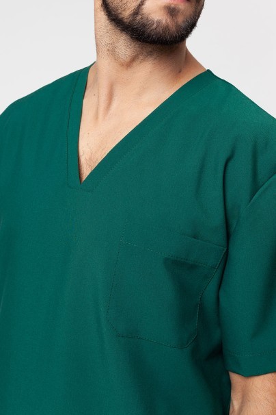 Men’s Sunrise Uniforms Premium Dose scrub top bottle green-2