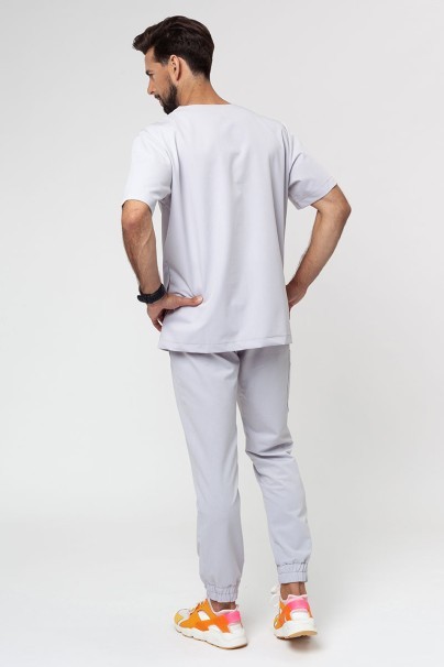 Men’s Sunrise Uniforms Premium Dose scrub top quiet grey-5