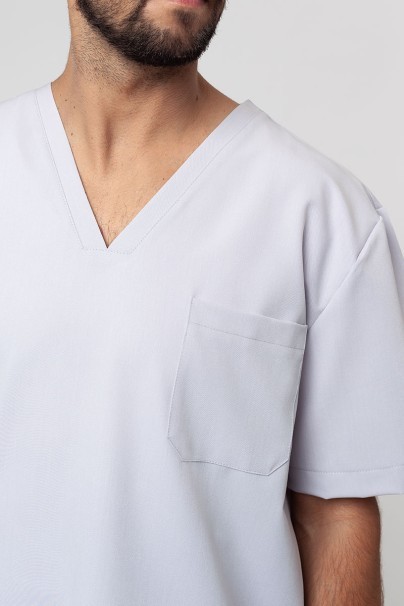 Men's Sunrise Uniforms Premium scrubs set (Dose top, Select trousers) quiet grey-4