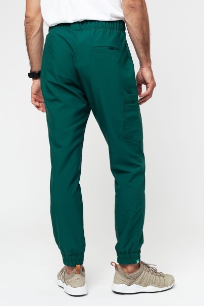 Men's Sunrise Uniforms Premium Select jogger scrub trousers bottle green-2