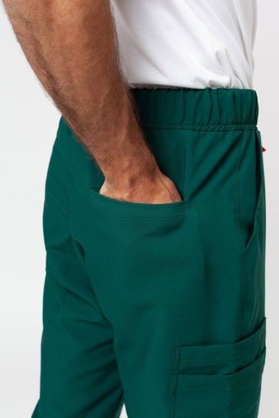 Men's Sunrise Uniforms Premium Select jogger scrub trousers bottle green-4