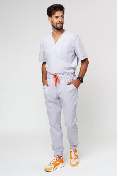 Men's Sunrise Uniforms Premium Select jogger scrub trousers quiet grey-2