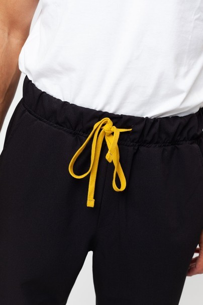 Men's Sunrise Uniforms Premium Select jogger scrub trousers black-2