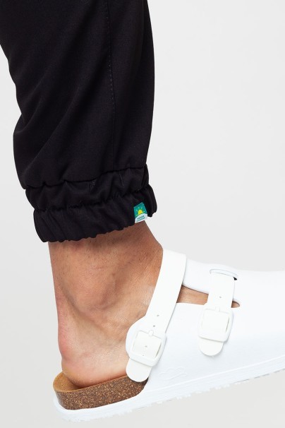 Men's Sunrise Uniforms Premium Select jogger scrub trousers black-6