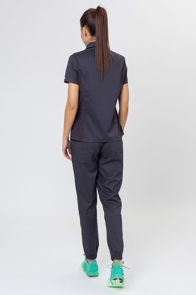 Women's Cherokee Revolution scrubs set (Polo top, Jogger trousers) pewter-1