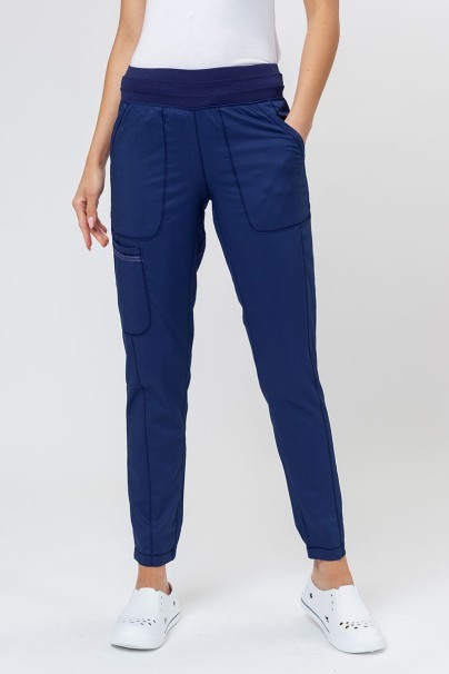 Women's Cherokee Revolution scrubs set (Polo top, Jogger trousers) navy-6