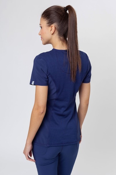 Women's Cherokee Infinity Round Neck scrub top true navy-2