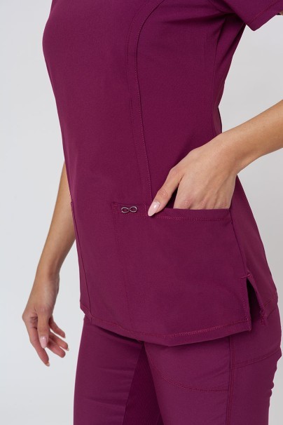 Women's Cherokee Infinity scrubs set wine-6