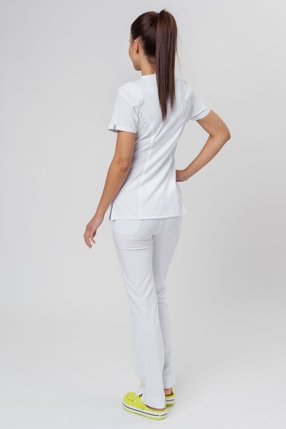 Women's Cherokee Infinity Slim Pull-on scrub trousers white-6