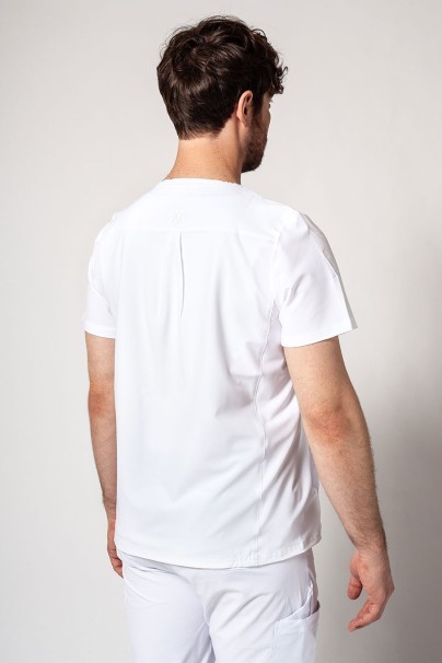 Men’s Adar Uniforms Cargo scrubs set (with Modern top) white-3