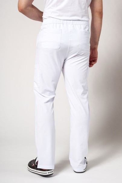 Men’s Adar Uniforms Cargo scrubs set (with Modern top) white-9