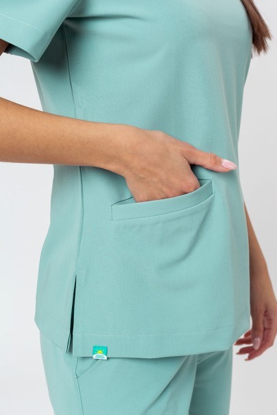 Women's Sunrise Uniforms Premium scrubs set (Joy top, Chill trousers) aqua-4