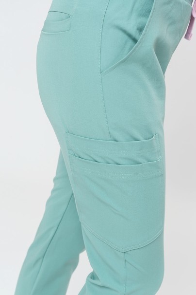 Women's Sunrise Uniforms Premium scrubs set (Joy top, Chill trousers) aqua-9