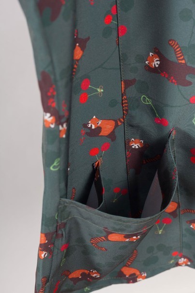 Women’s Maevn Prints scrub top bear-y bear-y-3